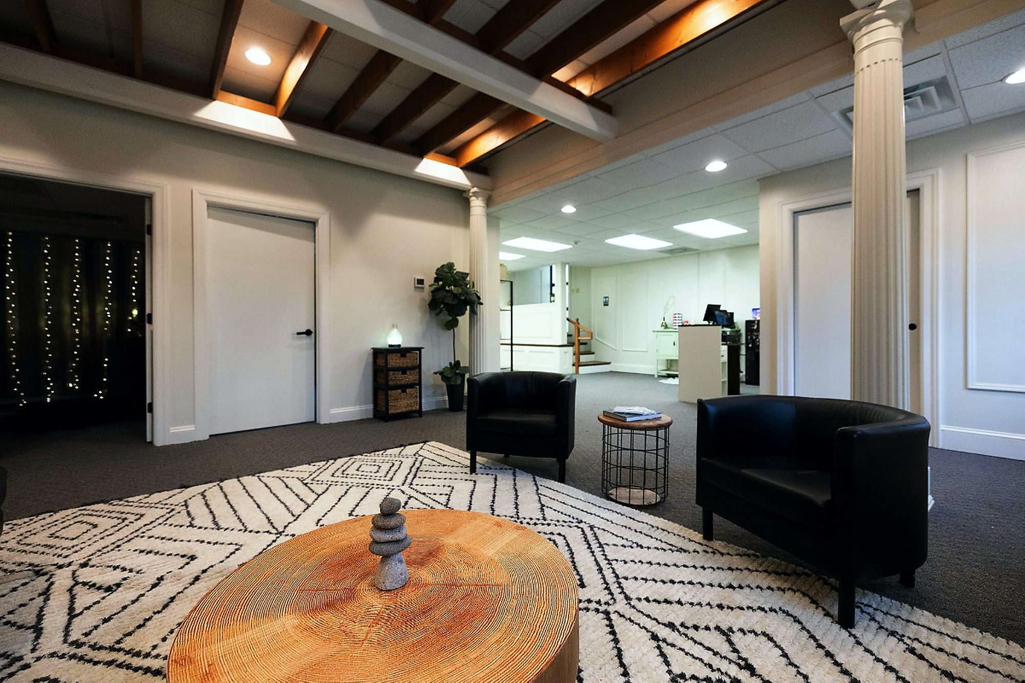 The lounge at Lux Eternal Spa